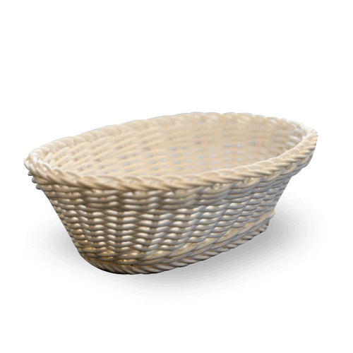 TISCHKÖRBCHEN (OVAL) WEISS