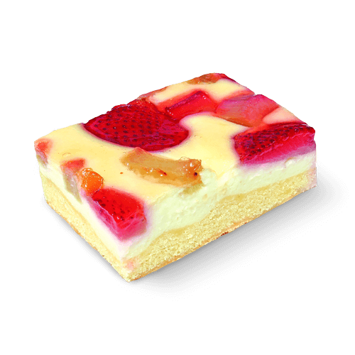 ERDBEER-RHABARBERKUCHEN (SAISON SOMMER) 6 STREIFEN